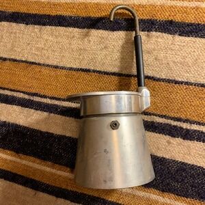 VTG GSI Outdoors Aluminum Camp Coffee Pot Moka Pot Espresso Maker Antique Hook